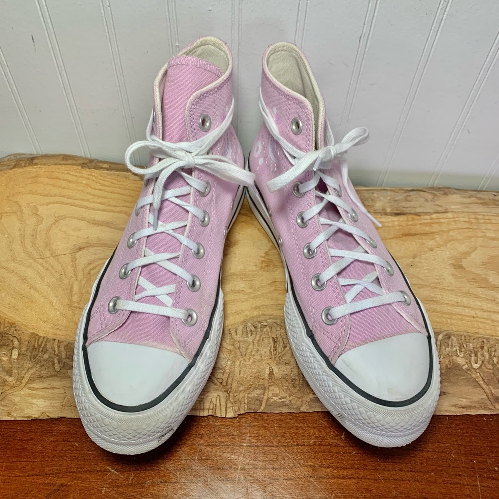 Converse Chuck Taylor All Star Lift Platform High 'Floral' sneakers - size 6